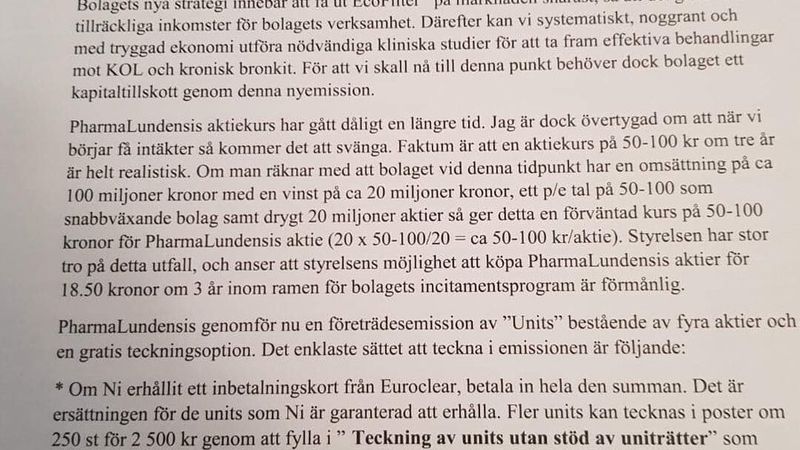 PharmaLundensis: Aktien kan stiga 4000% (enligt vd) - 03a94f58-9112-477c-b500-099247b253dafitcroph450q80upscaletruew800sa1503a8442868a95b9170f8588b258eb3e8eec48