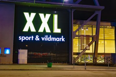 XXL:s omsättning krymper