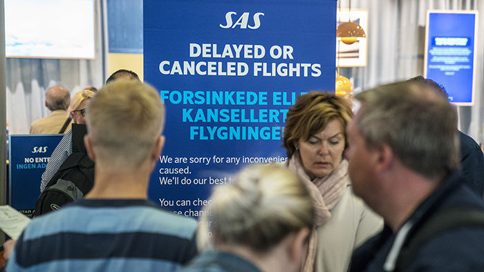 Sydbank: SAS kan förlora 80 miljoner kronor om dagen på flygstrejken - sas-strejk-700_binary_6956579.jpg