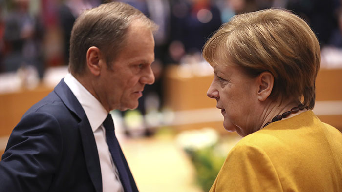 Brexit-strid om tid och villkor i Bryssel - tusk-merkel-700_binary_6954802.jpg