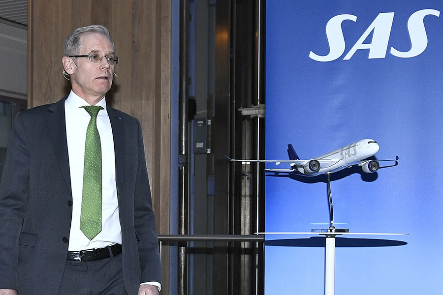Sydbank: SAS kan gå back 40 miljoner kronor per dag fram till juli - gustafson-sas-900
