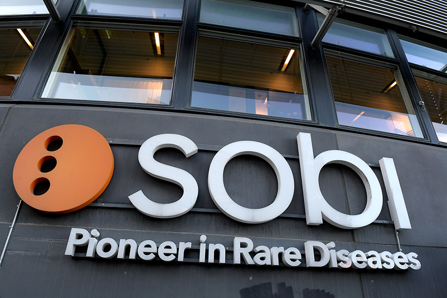 Sobi vill ta in 6 miljarder kronor via företrädesemission - sobi-900