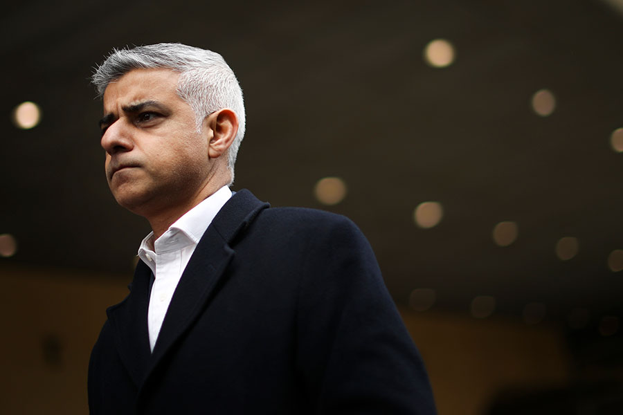 London kan tappa upp till 9,5 miljarder pund i BNP per år efter brexit - sadiq-khan-900