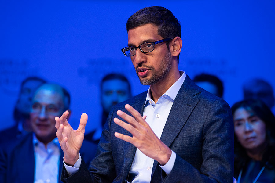 Tunga Silicon Valley-profiler ryter ifrån mot Trump - sundar-pichai-google-900