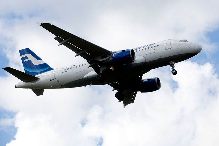 Finnair flög 85 600 passagerare i januari - finnair-900