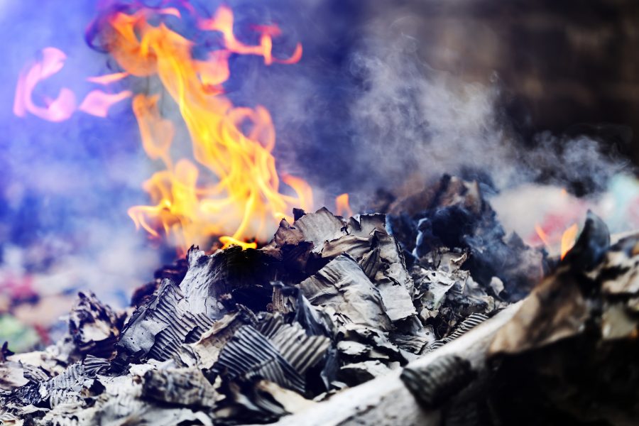 Kanske inte bara tanken som räknas - Burning Garbage