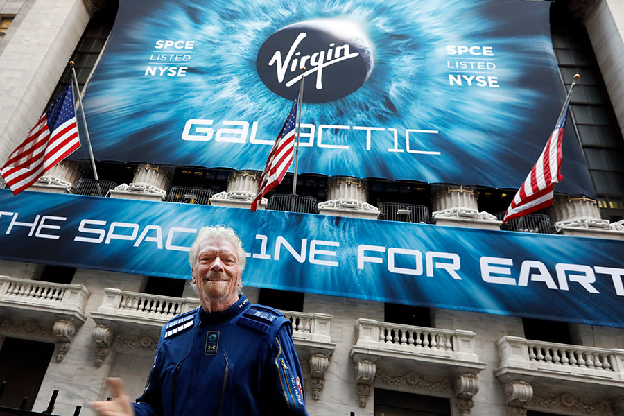 Virgin Galactic-grundaren Richard Branson.