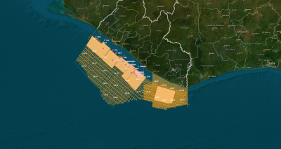 Liberia offshore seismic data 3d och 2d