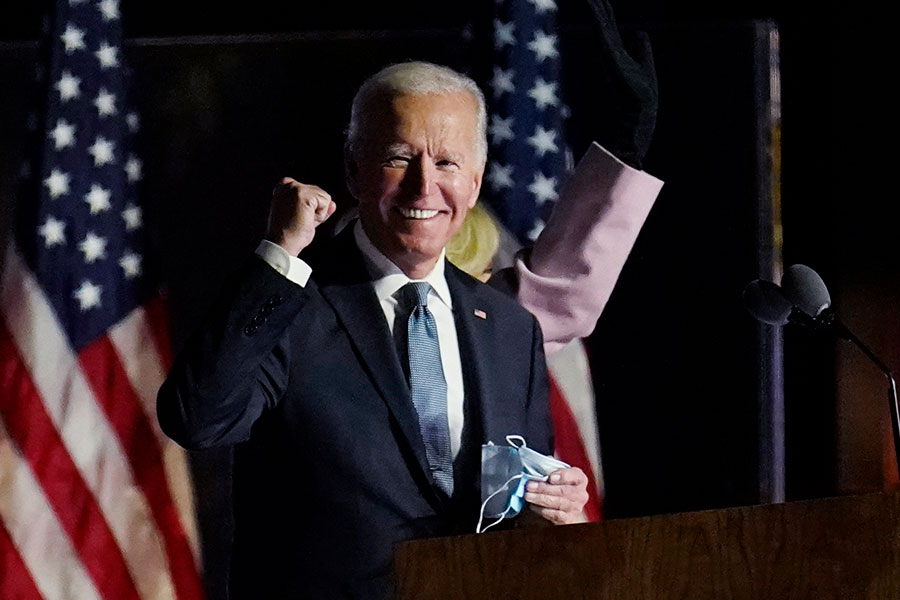 New York-börsernas reaktion på presidentbytet var starkt positiva - biden-900