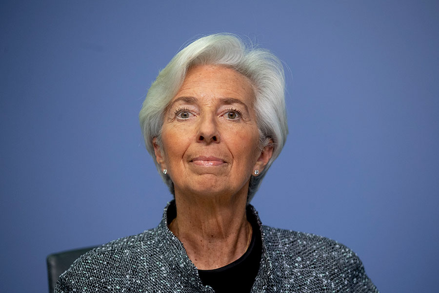 ECB-chefen Christine Lagarde.