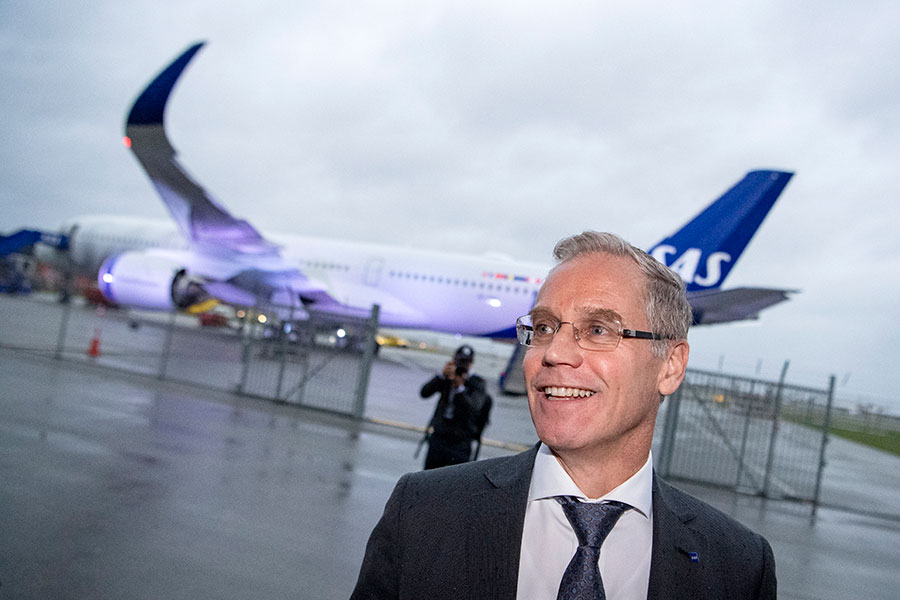 SAS VD blir ordförande i branschföreningen IATA 2022 - sas-rickard-gustafson-900