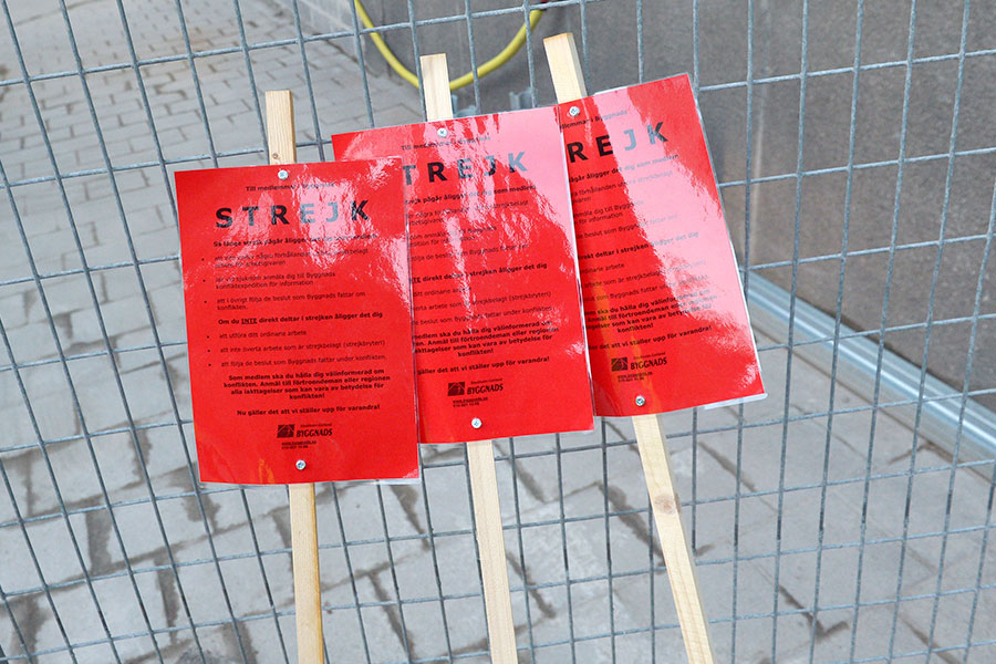 Byggnads varslar om strejk från 27 november - strejk-byggnads-900