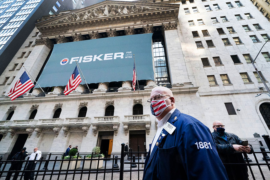 New York-börsen tyngdes av coronaoro - wall-street-900