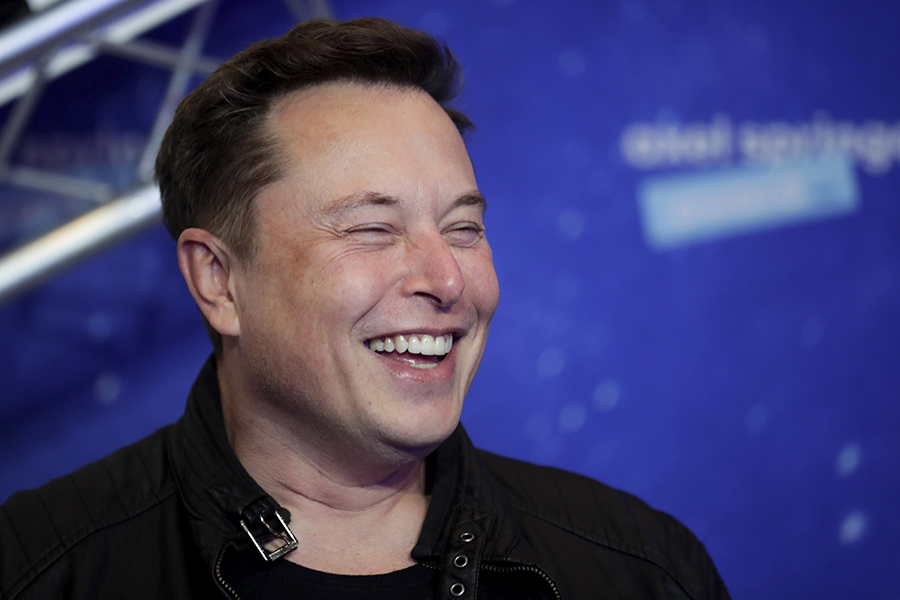 Elon Musk, VD för Tesla, är rikast i världen.