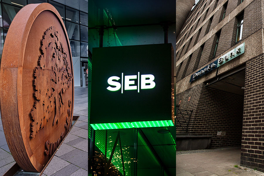 SEB, Swedbank och Danske Bank pressas på börsen efter artikel - swedbank-seb-danske-900
