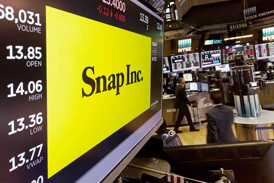 Snap sämre än väntat, justerad ebitda-vinst minskade rejält – aktien rasade i efterhandeln - snap-900