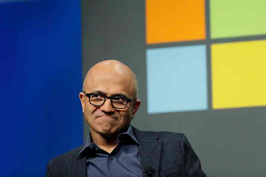 Microsofts VD Satya Nadella.