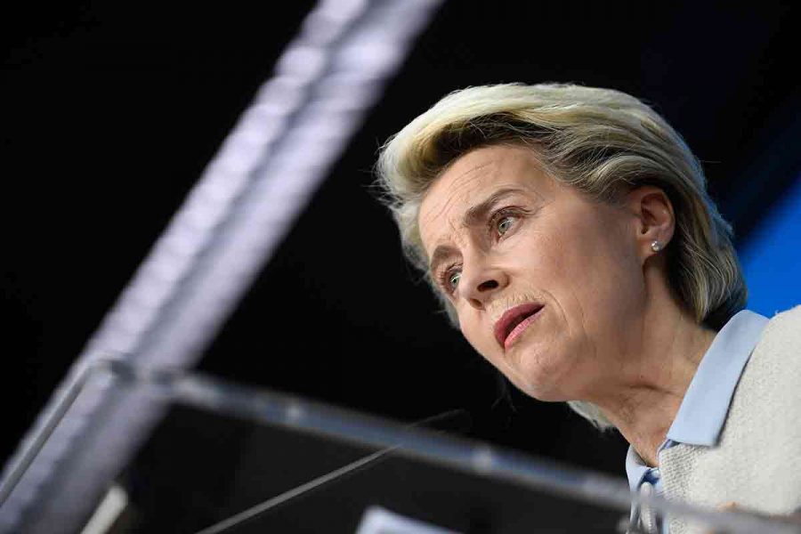 EU-kommissionens ordförande Ursula von der Leyen