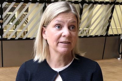 Finansminister Magdalena Andersson.