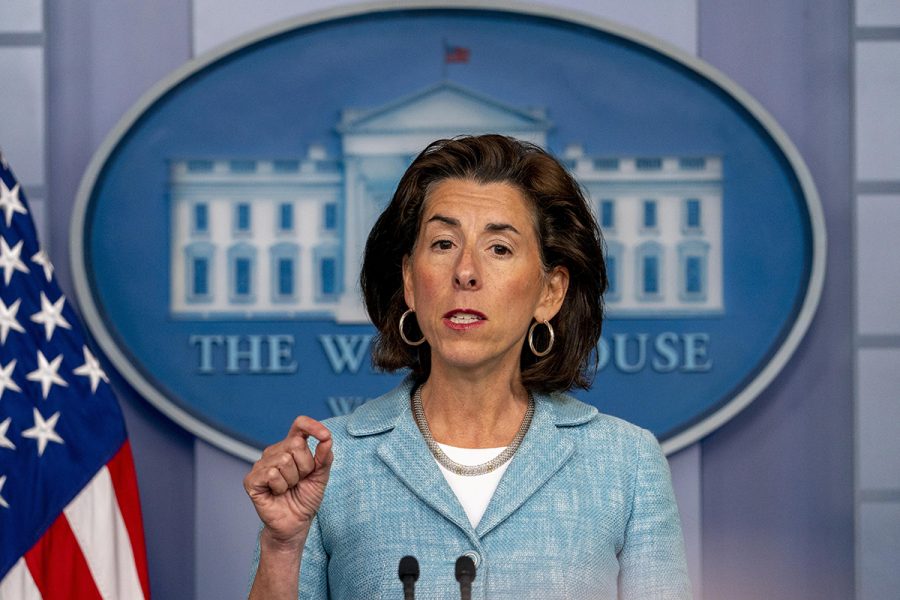 USA:s handelsminister Gina Raimondo.