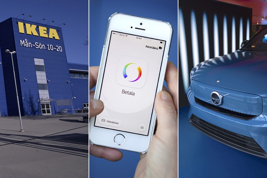 Svenska varumärken, Ikea, Swish och Volvo