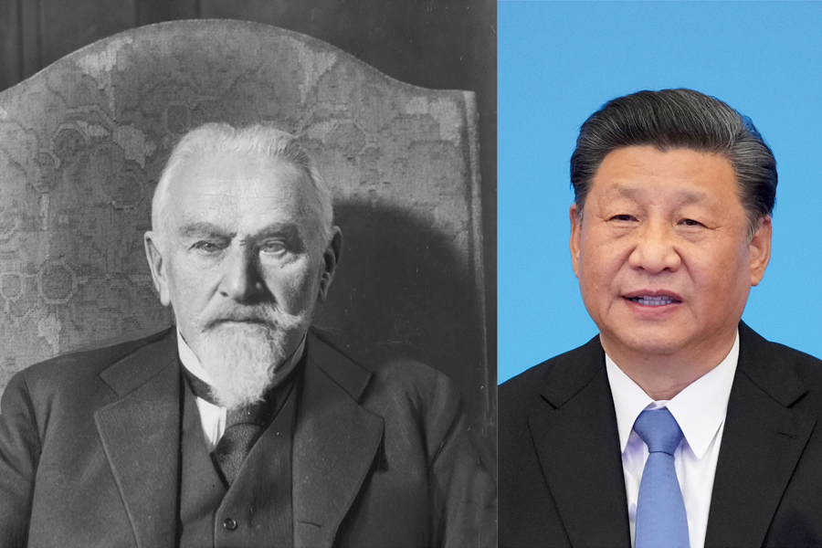 Knut Agathon Wallenberg och Xi Jinping