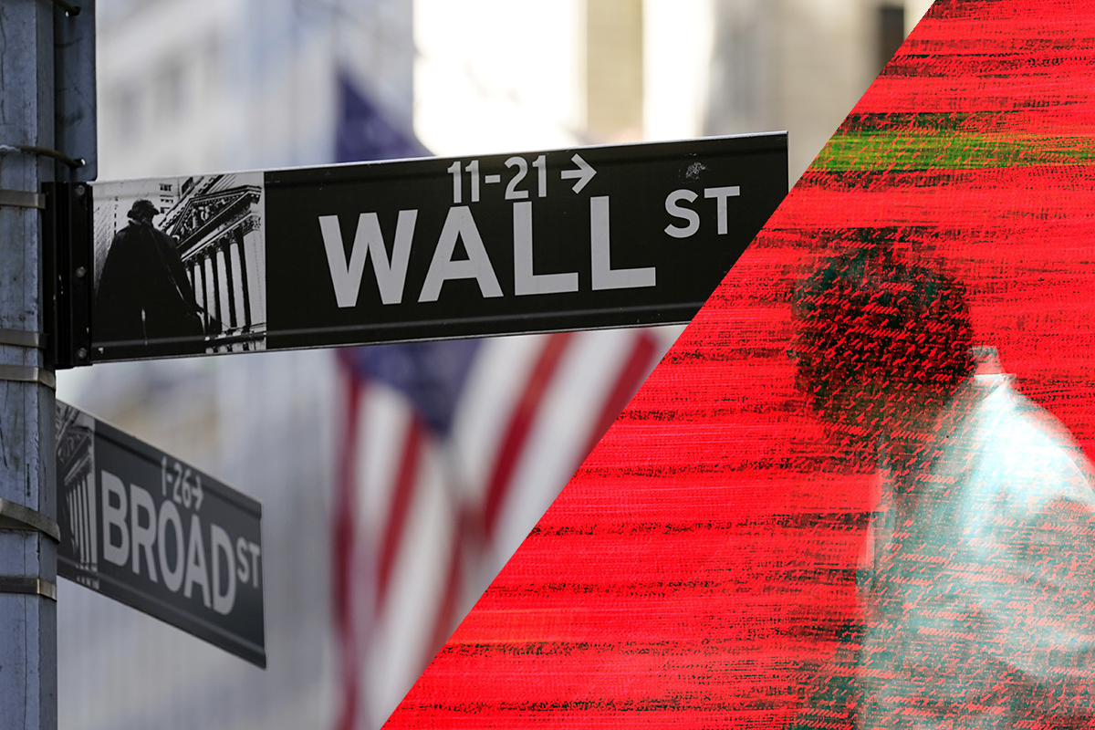 Blodrött på Wall Street – går mot sämsta dagen på flera år