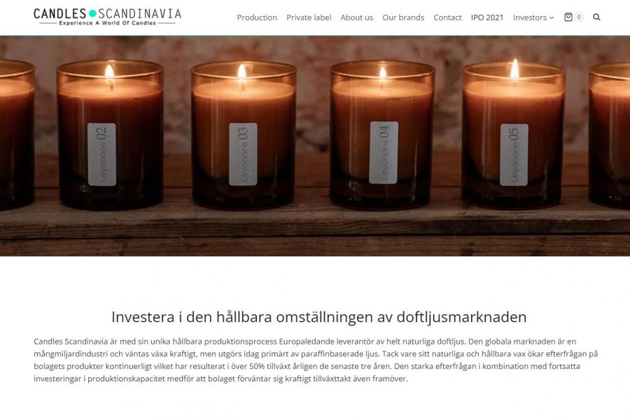 Candles Scandinavia: En ljus IPO? - Candles Scandinavia