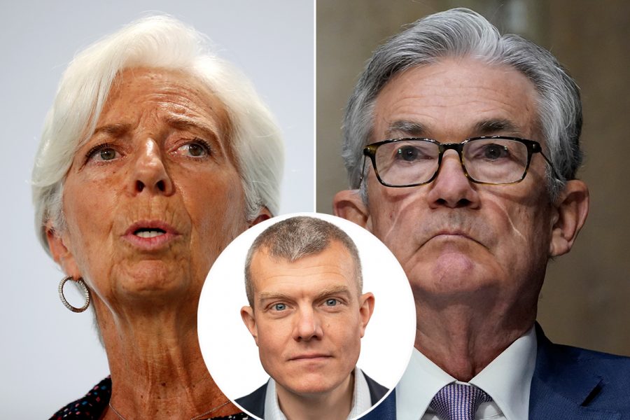 Christine Lagarde och Jerome Powell.