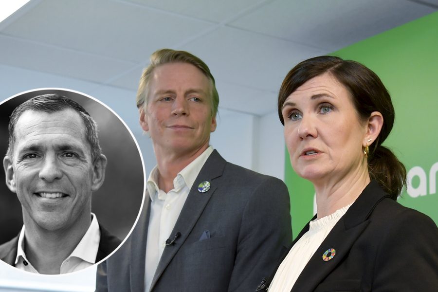 Per Bolund och Märta Stenevi är språkrör för Miljöpartiet.