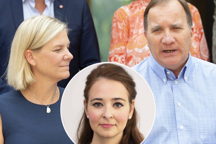 Magdalena Andersson och Stefan Löfven.