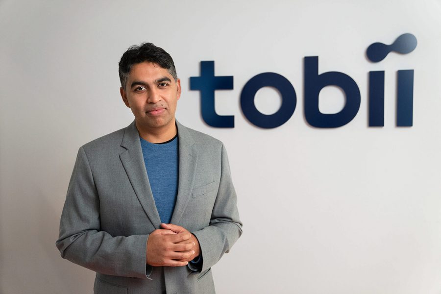 Tobii ökar omsättningen och rörelseresultatet - Tobii-Anand-Srivatsa-CEO-Tobii 1200