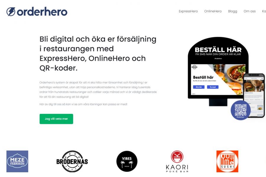 Orderhero: IPO med digitala beställningslösningar - Orderhero