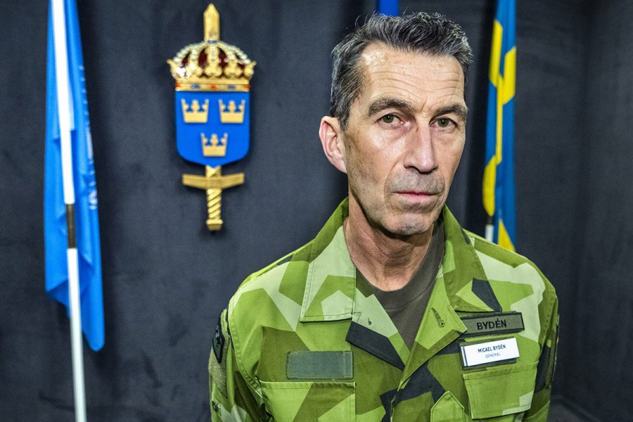 Hotet mot Sverige har ökat enligt ÖB  - ÖB