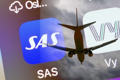 SAS ökade passagerarantalet med 89% i januari