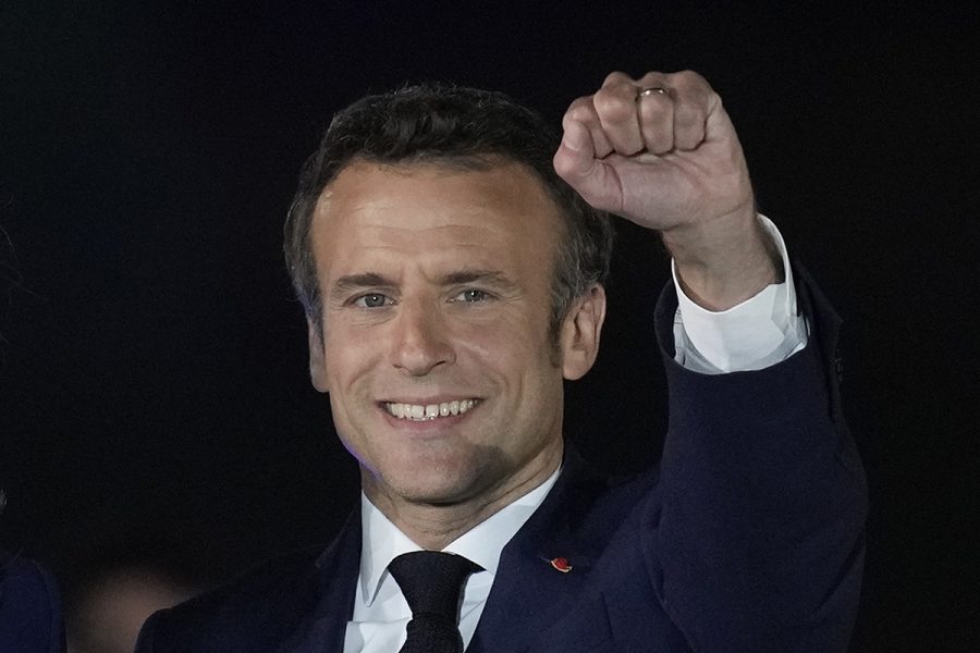 Macron segrade i det franska presidentvalet - France Presidential Election