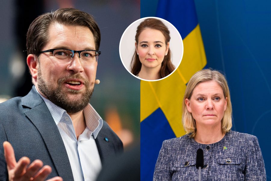 Alice Teodorescu: Kostsamt att skrämmas om SD – nu lär S gå den danska vägen - JIMMIE ÅKESSON MAGDALENA ANDERSSON