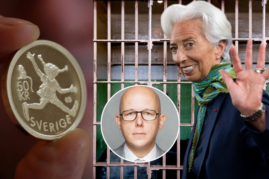 Martin Enlund: Sluta låtsas – svenska kronor är inte riktiga pengar - lagarde Pippi fängelse
