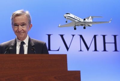 LVMH:s VD sålde sitt privatplan för att undvika spårning