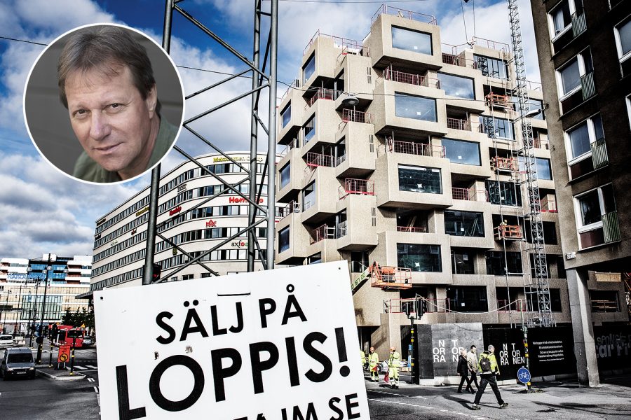 hur mycket ska ett hushåll egentligen behöva amortera när inflationen redan är 9%, frågar sig Lennart Weiss. Foto: Tomas Oneborg / SvD