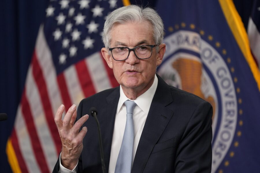 Nedåt på New York-börsen efter Feds räntebesked - Federal Reserve Powell
