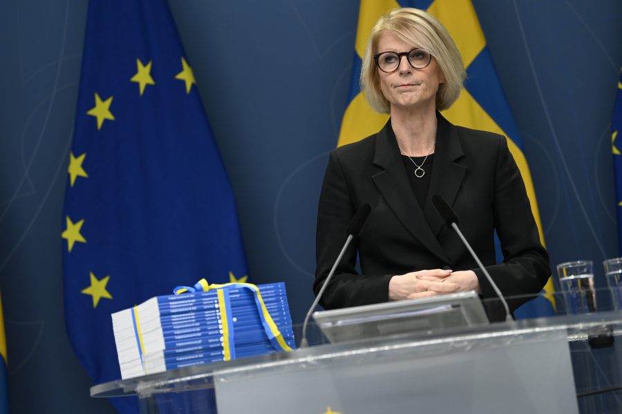 Finansminister Elisabeth Svantesson (M)
