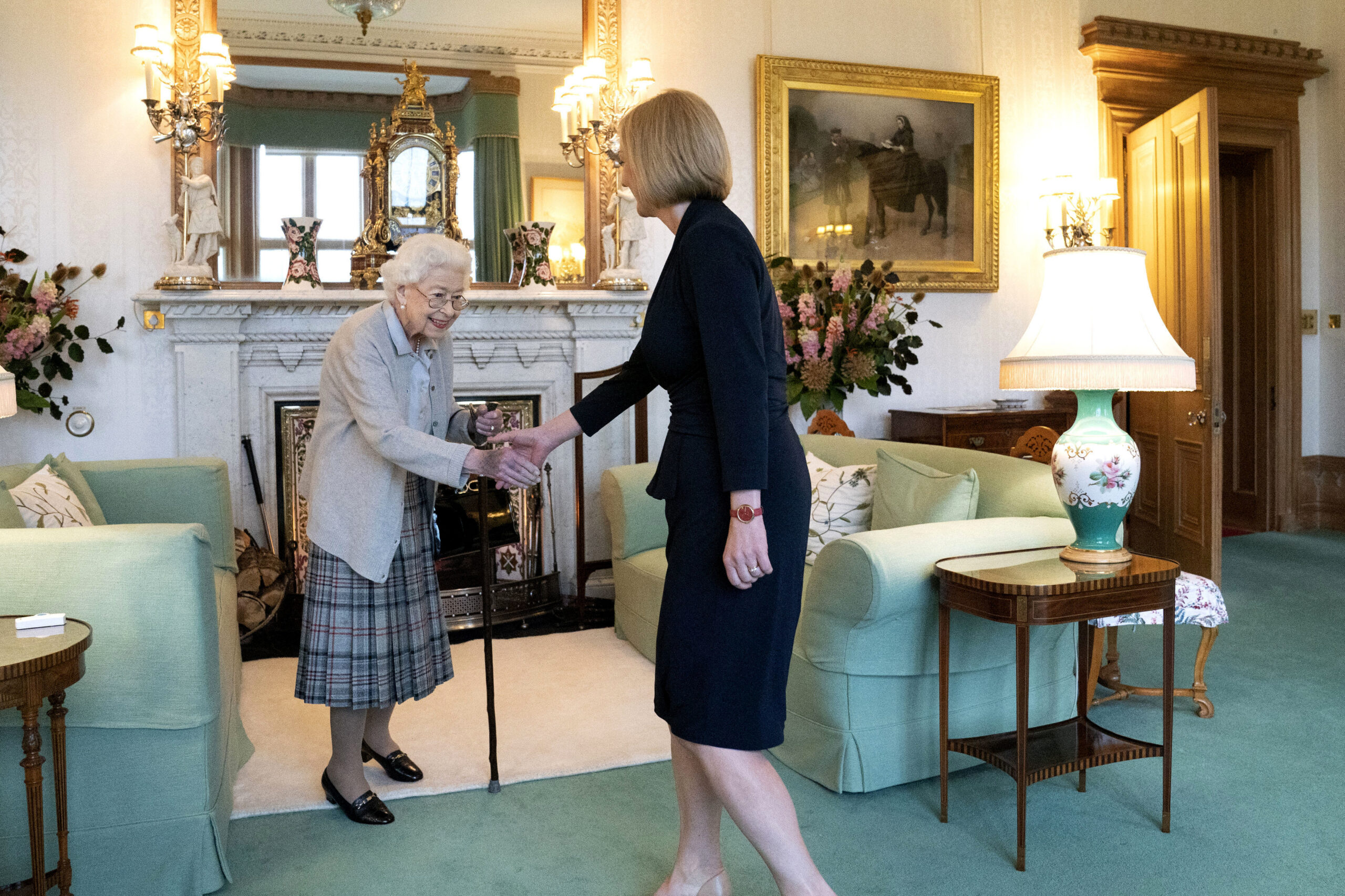 Liz Truss Elizabeth II