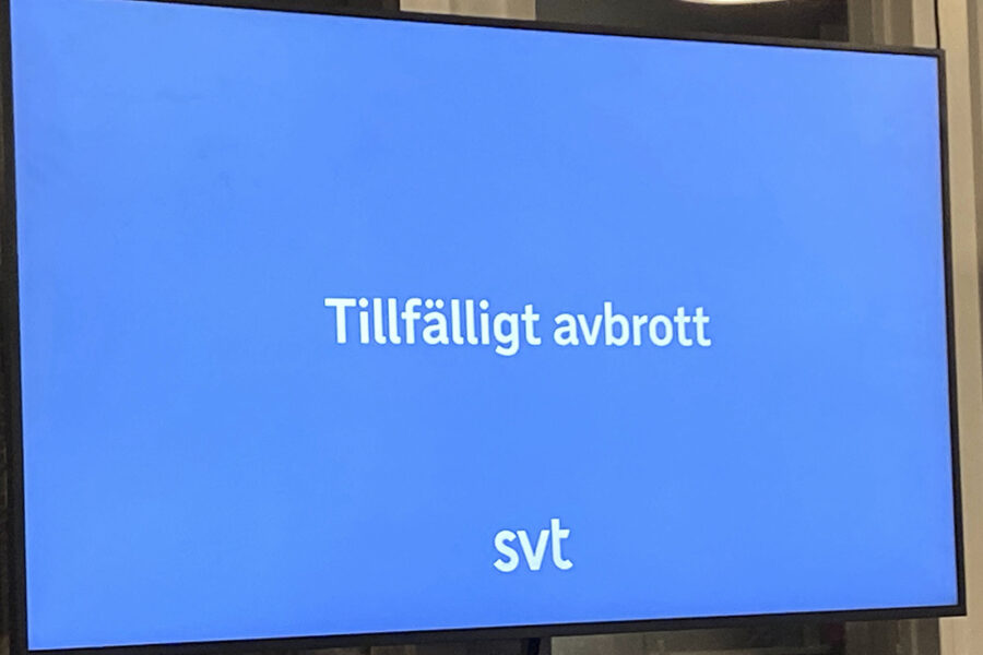 Misstänkt överbelastningsattack mot SVT - SVT Sveriges television public service