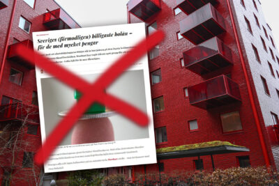 Sveriges billigaste (?) bolån - för mångmiljonärerna