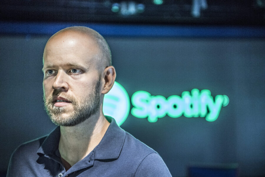 Spotifys medgrundare och VD Daniel Ek.