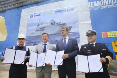 Saab bekräftar kölläggning av Polens första av två nya signalspaningsfartyg