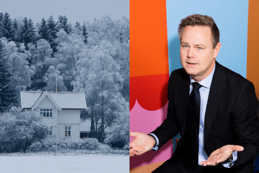 Bomarknadstempen: Kallt läge för säljare - Hus vinter