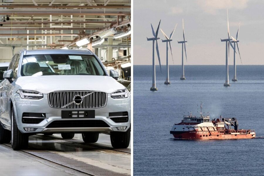 Eolus Vind och Volvo Cars tecknar avsiktsförklaring kring vindkraftsprojekt - Volvo vindkraft hav