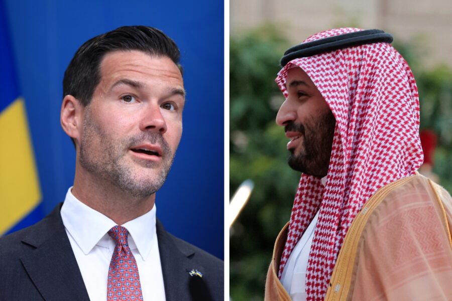 Johan Forssell i möte med saudisk prins: ”Finns risker för svenska företag” - forssell-saudi